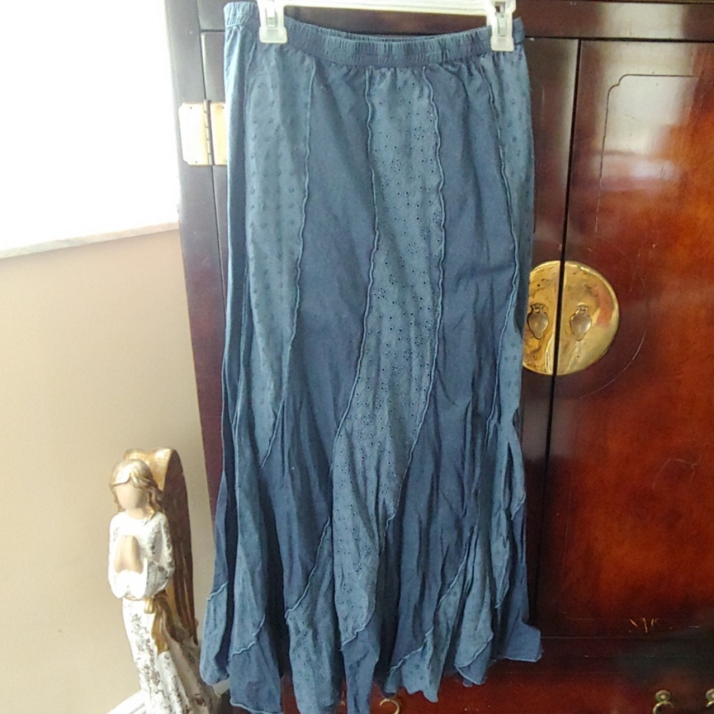 Long Jean skirt, medium